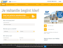 Tablet Screenshot of holidaysuites.be